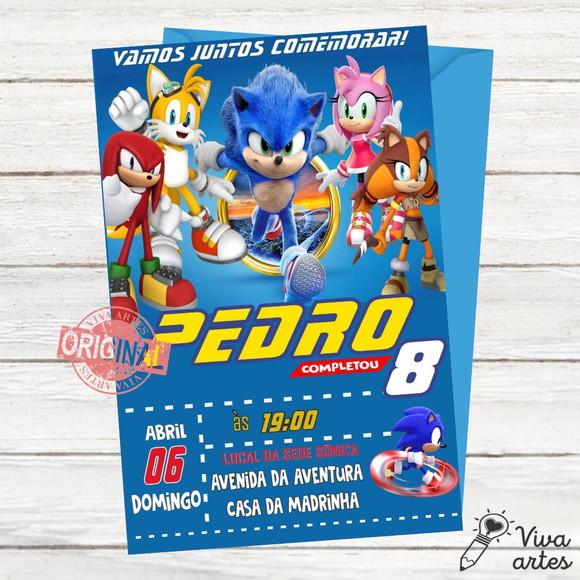 Convite Digital Sonic