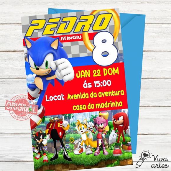 Convite Digital Sonic