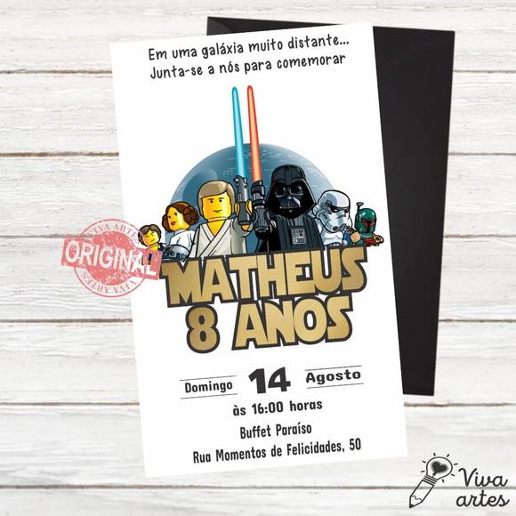 Convite Digital Star Wars
