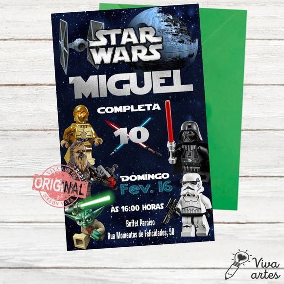 Convite Digital Star Wars