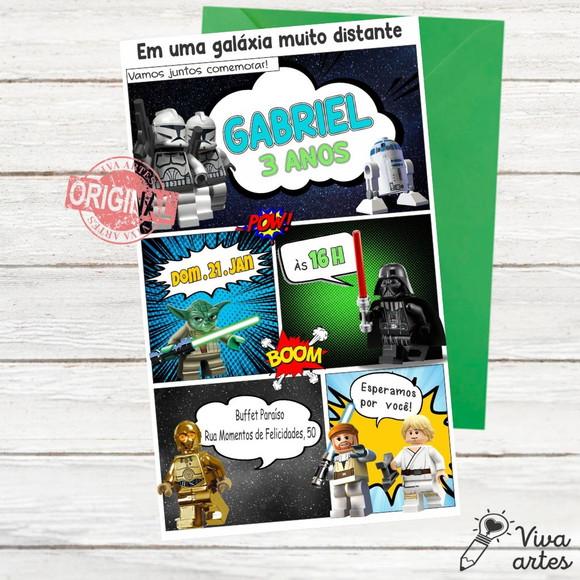 Convite Digital Star Wars