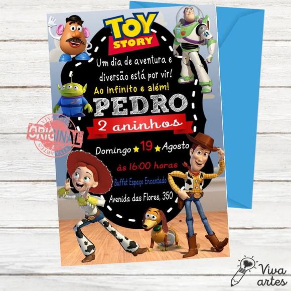 Convite Digital Toy Story