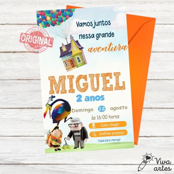 Convite Digital Up Altas Aventuras Interativo
