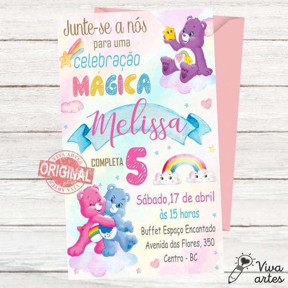 Convite Digital Ursinhos Carinhosos