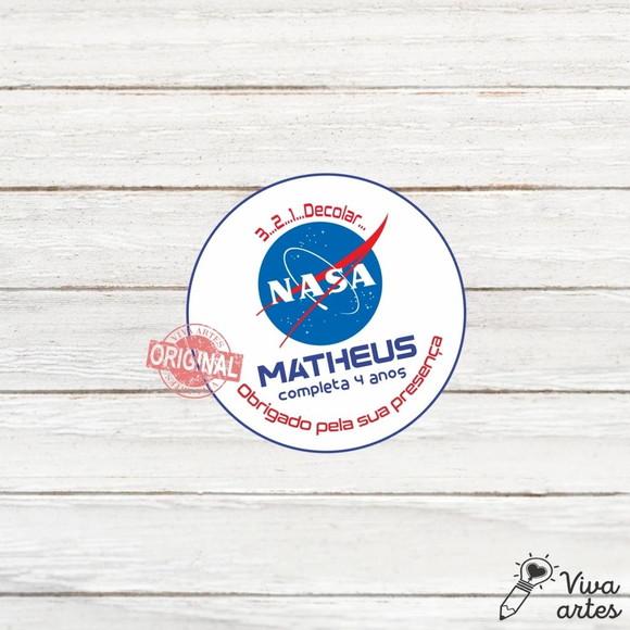 Tag Lembrancinha Astronauta Arte Digital