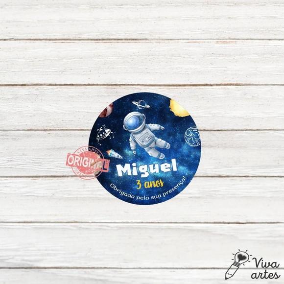 Tag Lembrancinha Astronauta Arte Digital
