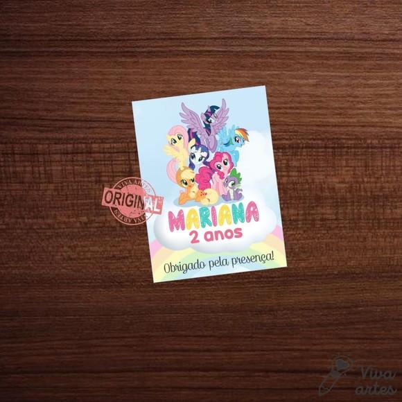 Tag Lembrancinha My Little Pony Arquivo Digital