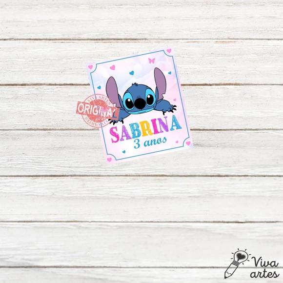 Tag Lembrancinhas Digital Lilo e Stitch