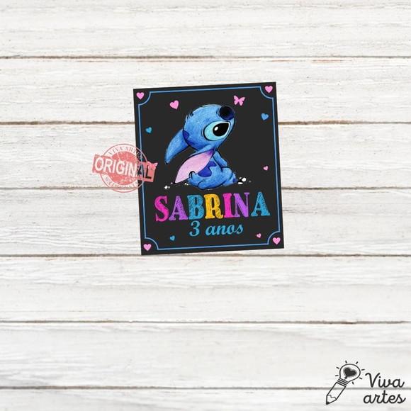 Tag Lembrancinhas Digital Lilo e Stitch