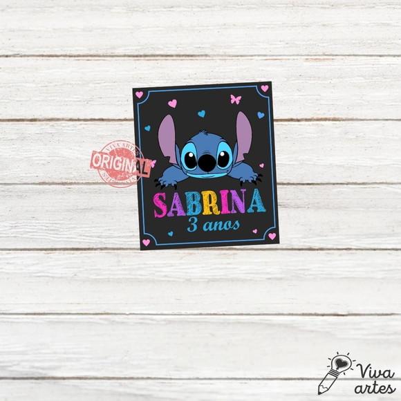 Tag Lembrancinhas Digital Lilo e Stitch