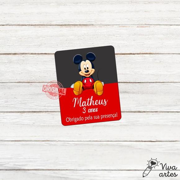Tag Lembrancinhas Digital Mickey