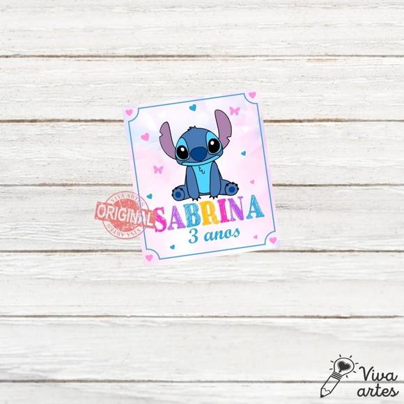Tag Lembrancinhas Digital Lilo e Stitch