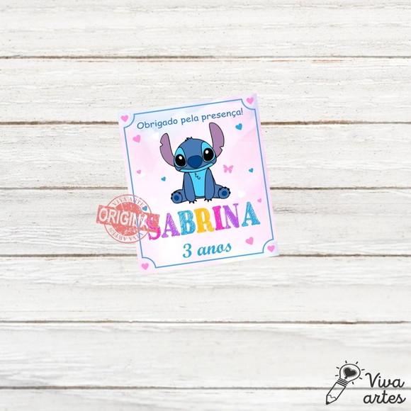 Tag Lembrancinhas Digital Lilo e Stitch
