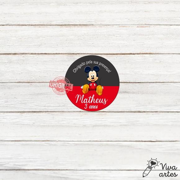 Tag Lembrancinhas Digital Mickey