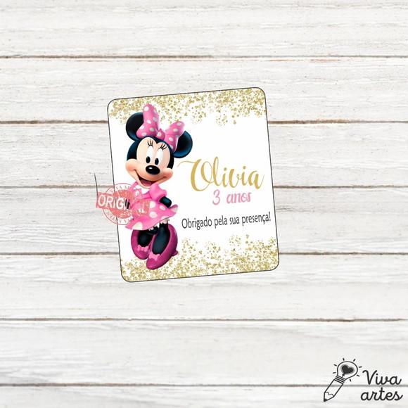Tag Lembrancinhas Digital Minnie