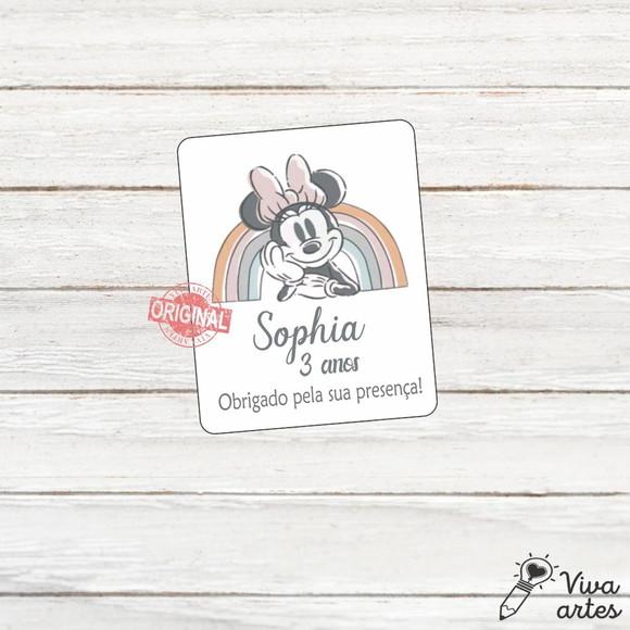 Tag Lembrancinhas Digital Minnie