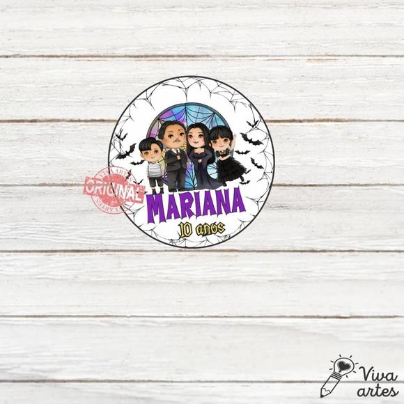 Tag Lembrancinhas Digital Wandinha