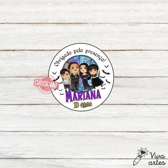 Tag Lembrancinhas Digital Wandinha