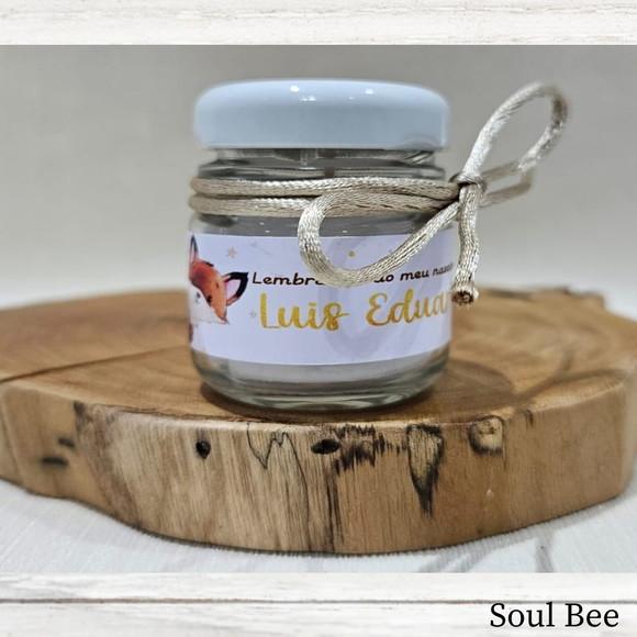Kit de Mini Lembrancinha Maternidade Vela Perfumada