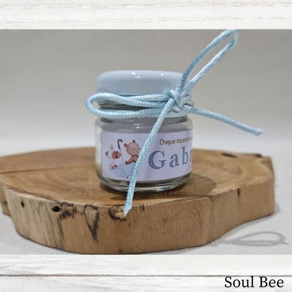 Kit de Mini Lembrancinha Maternidade Vela Perfumada