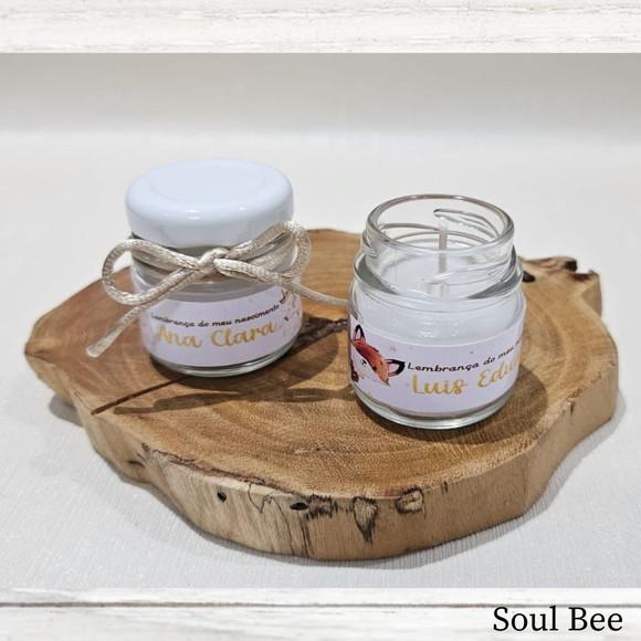 Kit de Mini Vela Perfumada Maternidade Menina