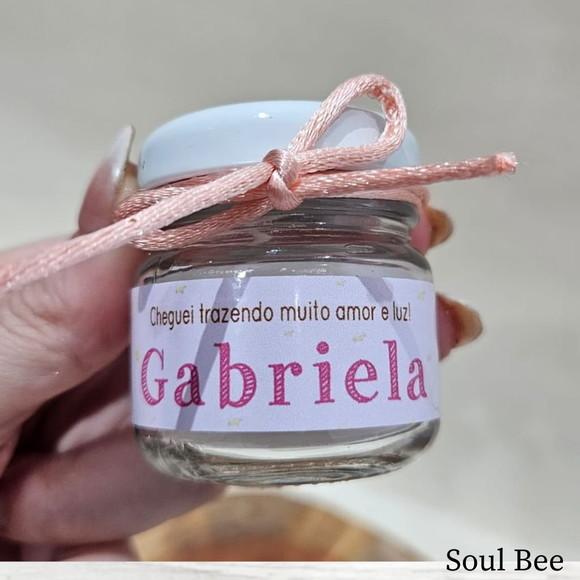 Mini Vela Perfumada Maternidade Menina com Tag