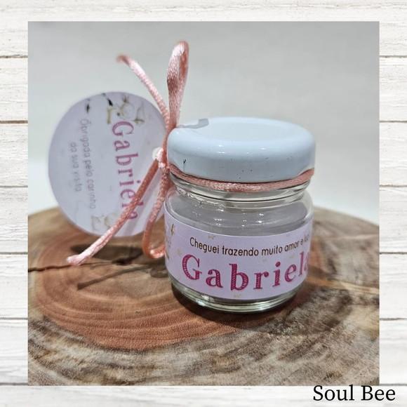 Mini Vela Perfumada Maternidade Menina com Tag