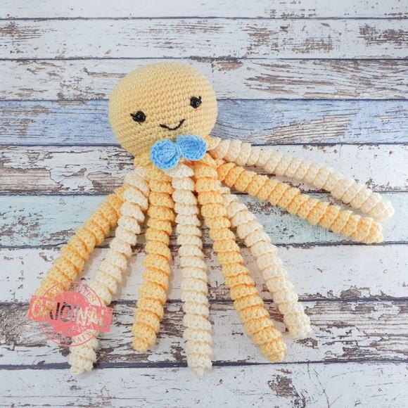Polvo Colorido Amigurumi