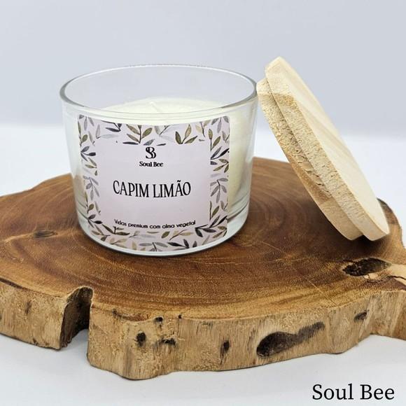 Trio de Velas Flor de Cerejeira, Chá Branco e Capim Limão