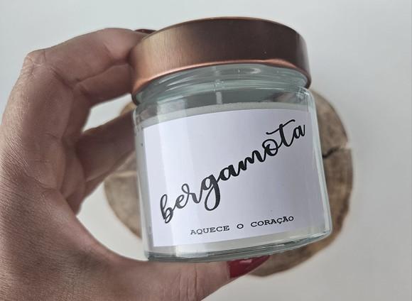 Vela Aromática Alegria Bergamota - Coleção Good Vibes