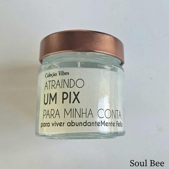 Vela Aromática Atraindo Um Pix - Good Vibes