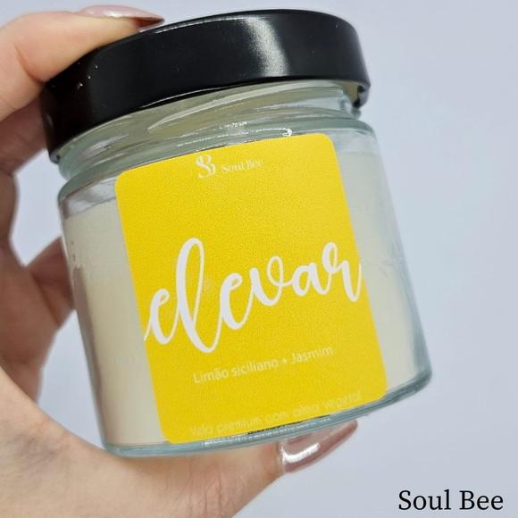 Vela Aromática Colors Vibes Elevar Limão Siciliano + Jasmim