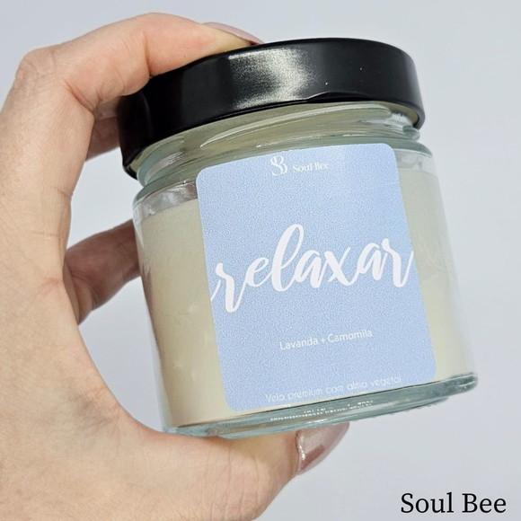 Vela Aromática Colors Vibes Relaxar Lavanda e Camomila