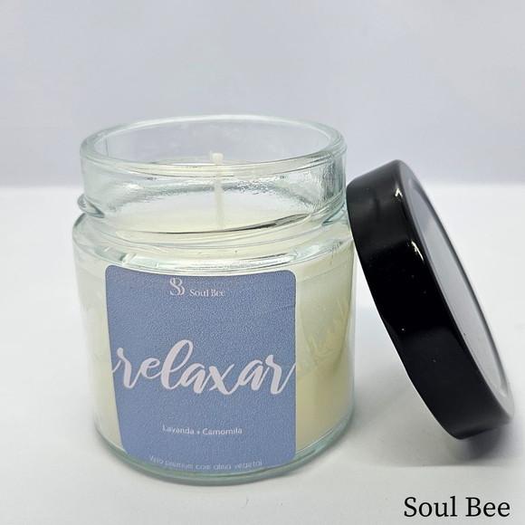 Vela Aromática Colors Vibes Relaxar Lavanda e Camomila
