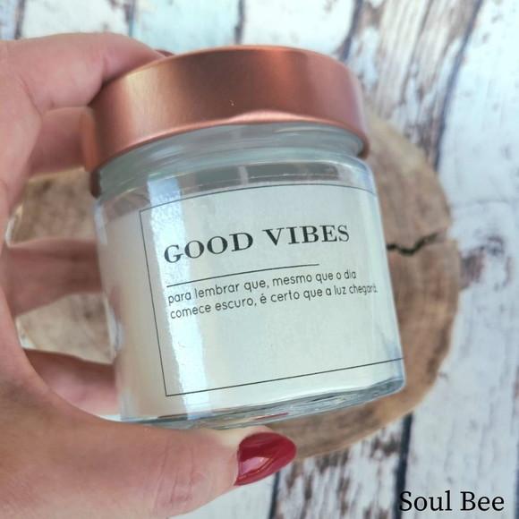 Vela Aromática Good Vibes - Bem Estar
