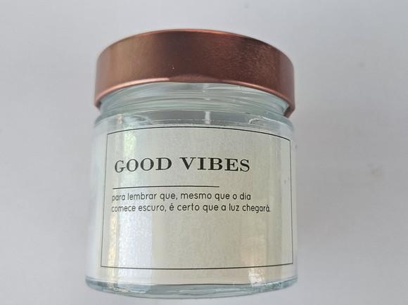 Vela Aromática Perfumada Premium Good Vibes