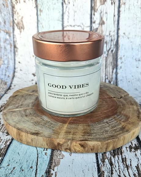Vela Aromática Perfumada Premium Good Vibes