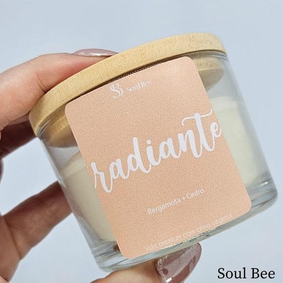 Vela Aromática Radiante / Bergamota e Cedro 150g