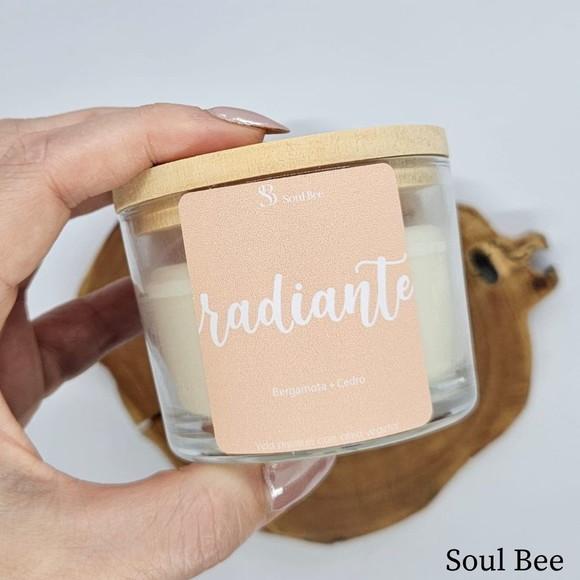 Vela Aromática Radiante / Bergamota e Cedro 150g