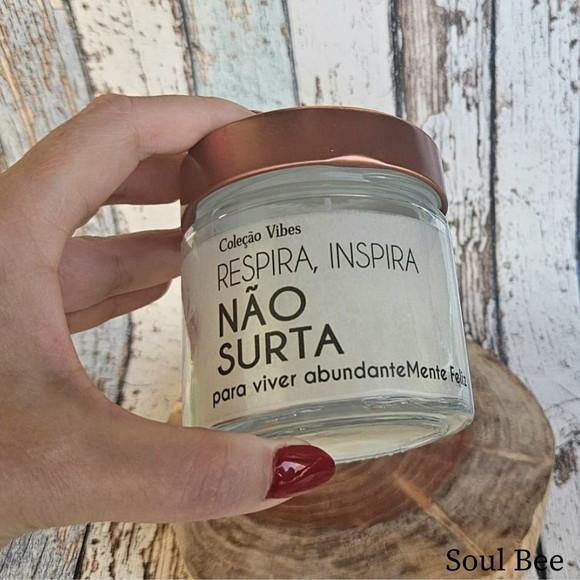 Vela Aromática Respira, Inspira Não Surta