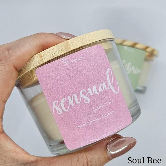 Vela Aromática Sensual/ Flor de Laranjeira + Patchouli 150g