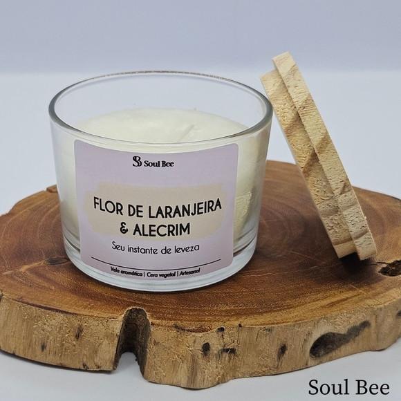 Vela Coleção Aura - Flor de Laranjeira com Alecrim - 150g