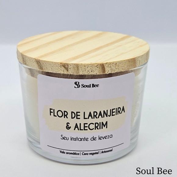 Vela Coleção Aura - Flor de Laranjeira com Alecrim - 150g
