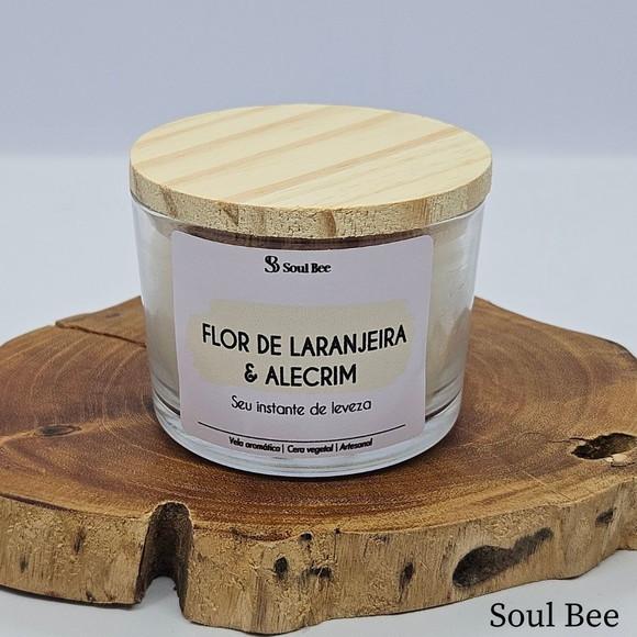 Vela Coleção Aura - Flor de Laranjeira com Alecrim - 150g