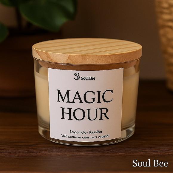 Vela Coleção Mood - Magic Hour - Bergamota + Baunilha