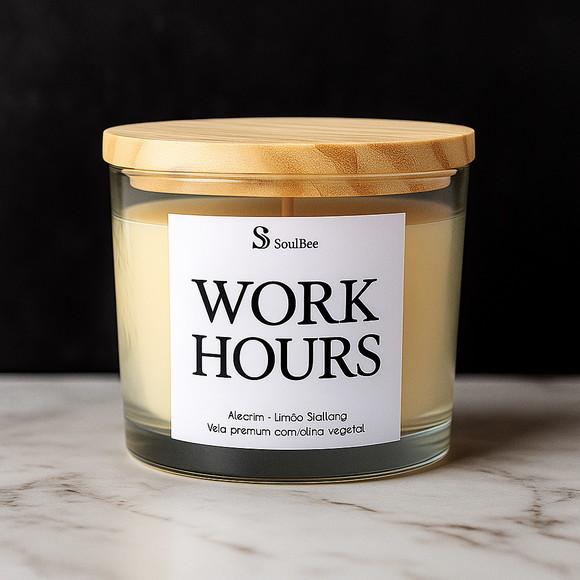 Vela Coleção Mood - Work Hours Alecrim e Limão Siciliano