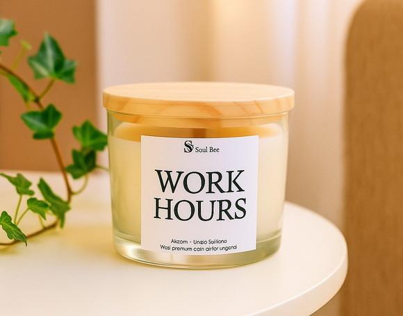 Vela Coleção Mood - Work Hours Alecrim e Limão Siciliano