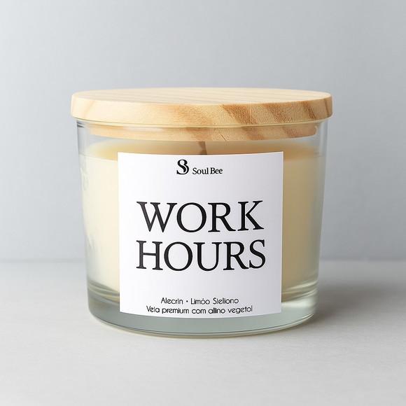 Vela Coleção Mood - Work Hours Alecrim e Limão Siciliano