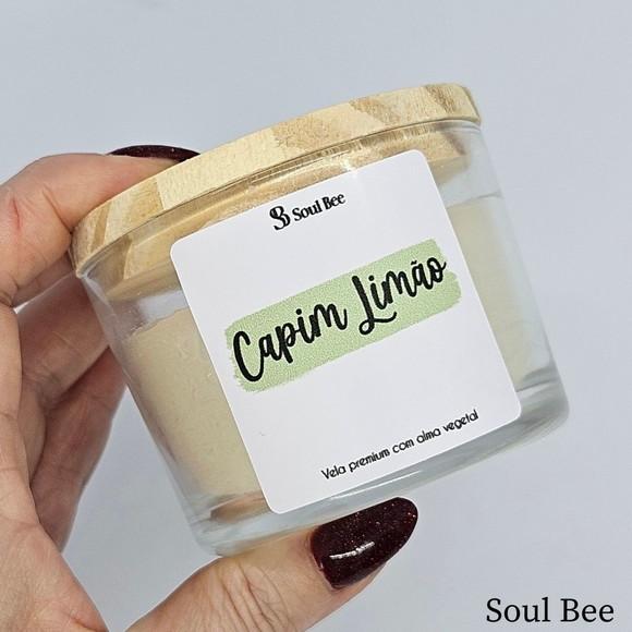 Vela Perfumada Coleção Aura - Capim Limão- 150g