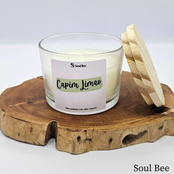 Vela Perfumada Coleção Aura - Capim Limão- 150g